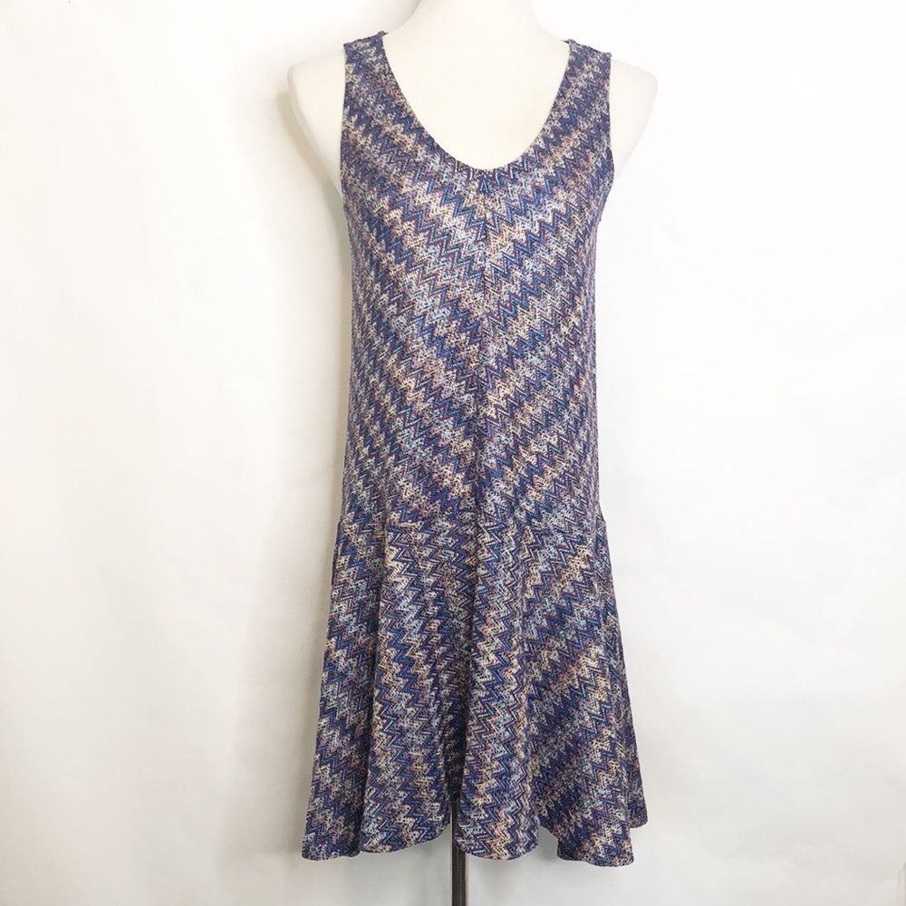 Maeve Anthropologie Westwater Chevron Dress (XS) - Picture 6 of 12